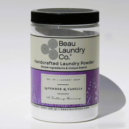 Lavender & Vanilla Scented Laundry Soap