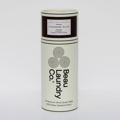 Cashmere Plum Scented & Softening Wool Dryer Balls